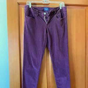 American Eagle Straight Leg/Jeggings Wine Color